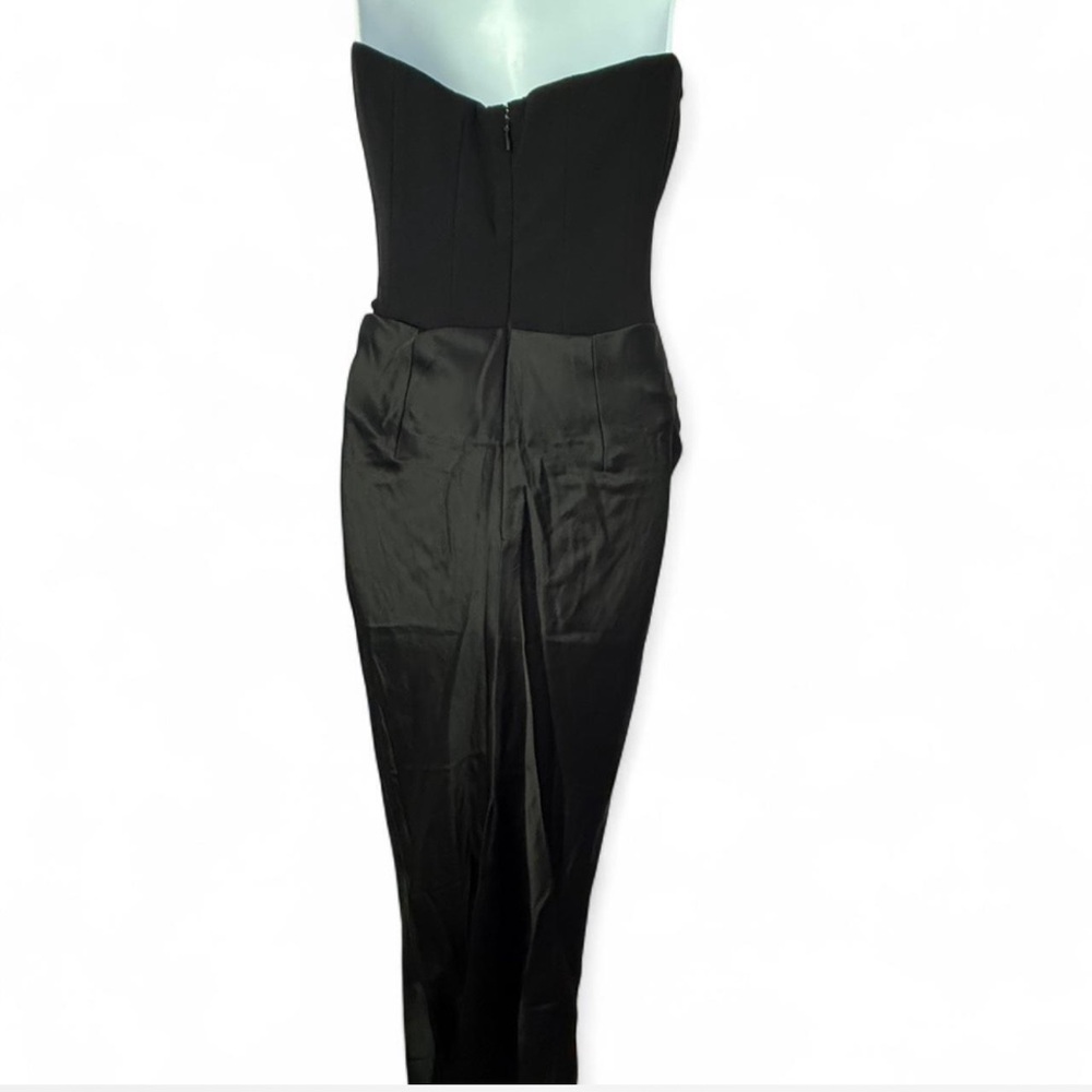 House of CB Black Strapless Draped Maxi Dress - Picture 6 of 6